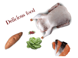 ingredients for a tasty dinner